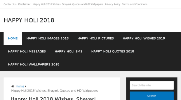 happyholi2018.info