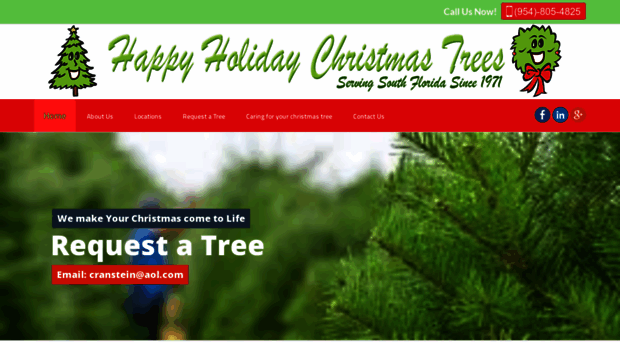 happyholidaychristmastrees.com