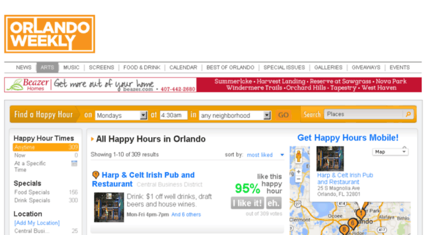 happyhours.orlandoweekly.com