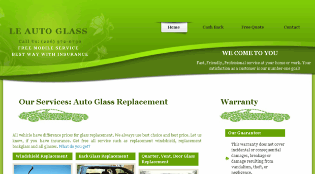 happyleautoglass.com