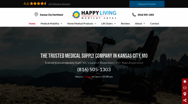 happylivingmedicalsales.com