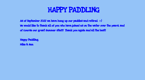 happypaddling.com