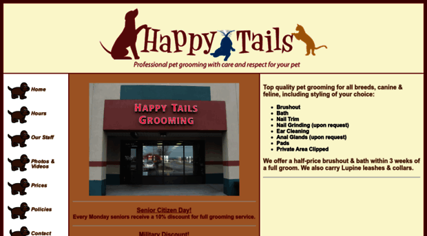 happytailsgrooming.com