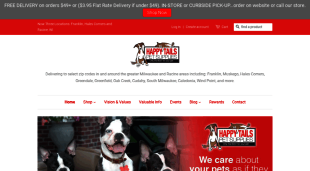 happytailspetsupplies.com