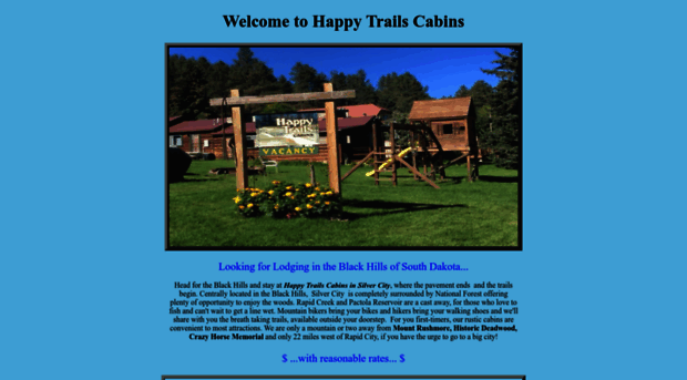 happytrailscabins.com