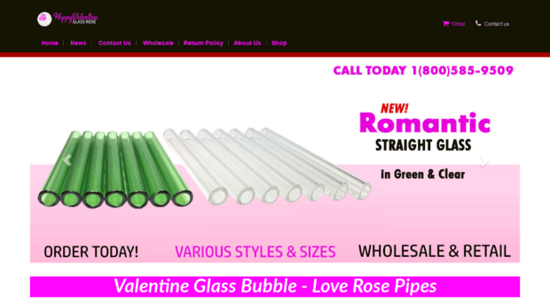 happyvalentineglassrose.com