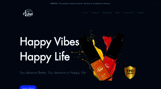 happyvibesvape.com