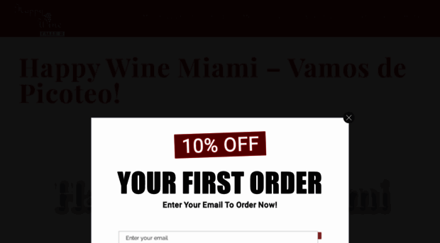 happywinemiami.com