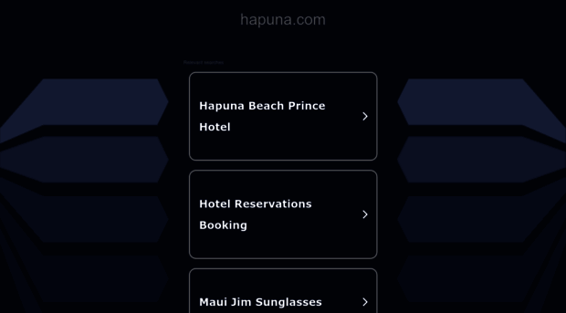 hapuna.com