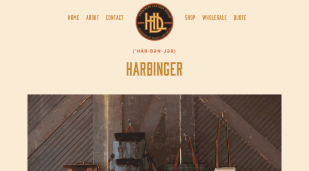 harbingerleatherdesign.com