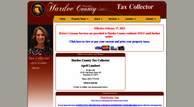 hardeecountytaxcollector.com