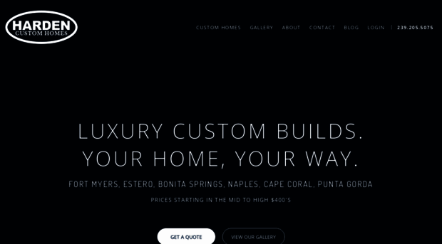 hardencustomhomes.com