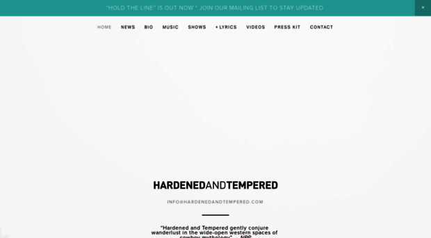 hardenedandtempered.com