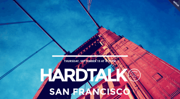 hardtalksanfrancisco2016.splashthat.com