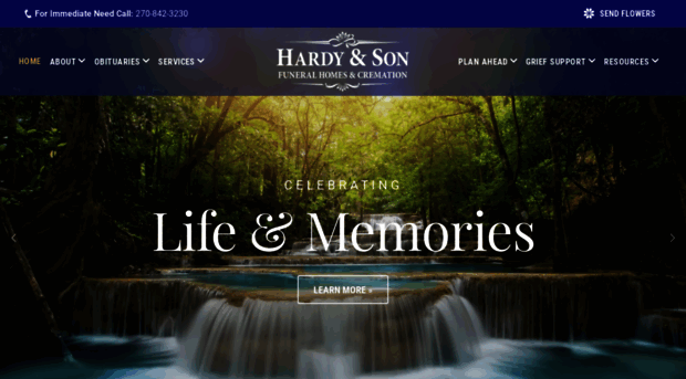 hardyandsonfuneralhomes.com