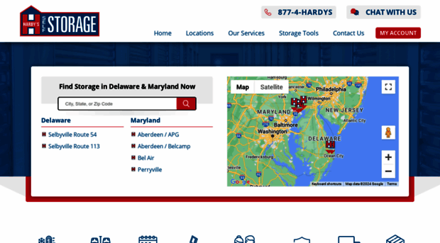 hardysselfstorage.com