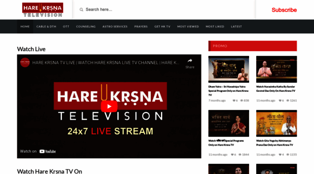 harekrsnatv.com