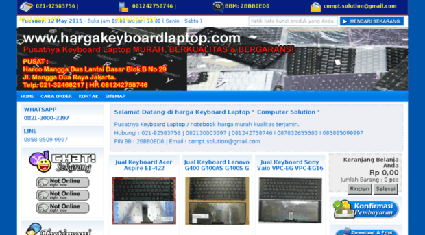 hargakeyboardlaptop.com