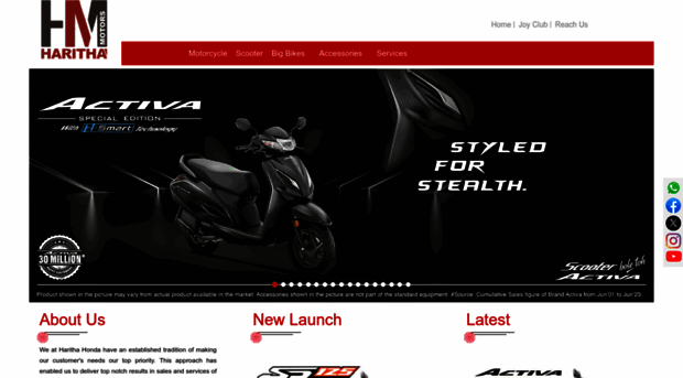harithahonda.com