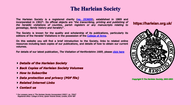 harleian.org.uk