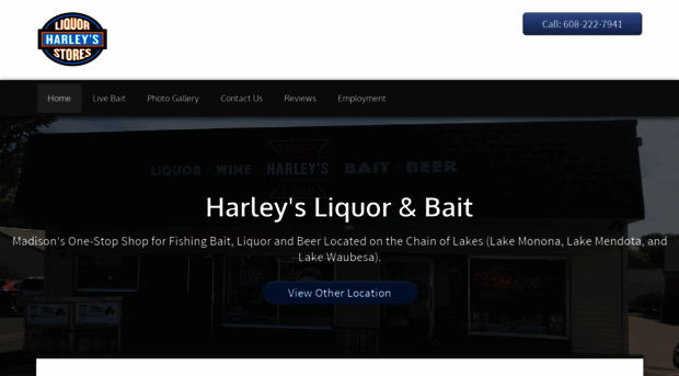 harleysliquorandbait.com