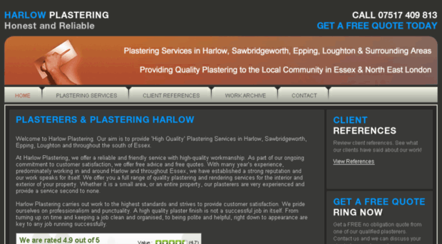 harlowplastering.co.uk