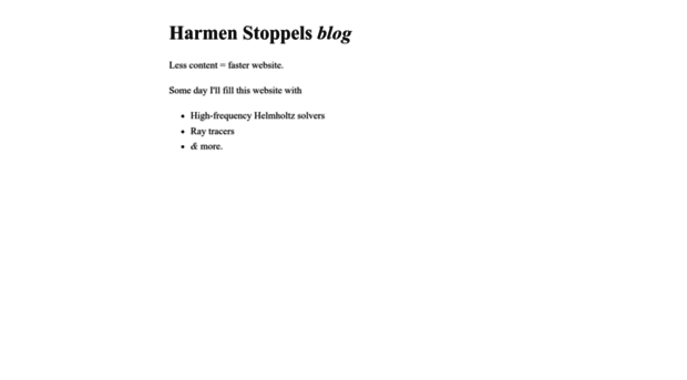 harmenstoppels.nl