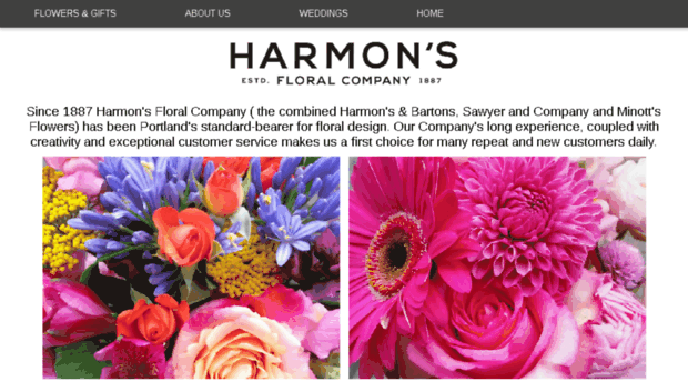 harmonsfloralcompany.com