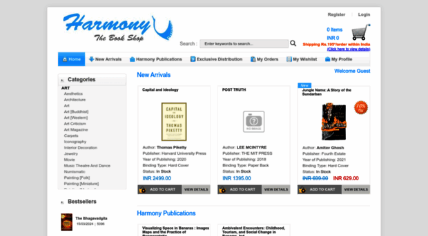 harmonybooksonline.com