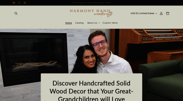 harmonyhandwoodcrafts.com