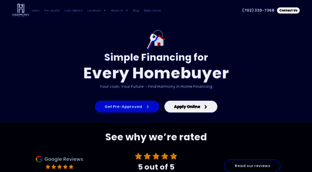 harmonyhomeloans.net