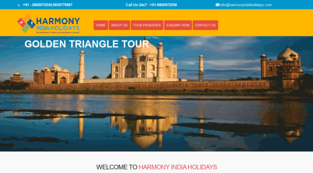 harmonyindiaholidays.com