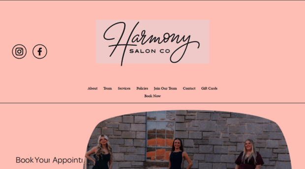 harmonysaloncompany.com