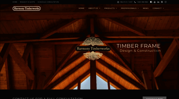 harmonytimberworks.com