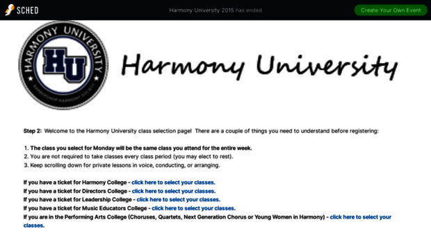 harmonyuniversity2015.sched.org