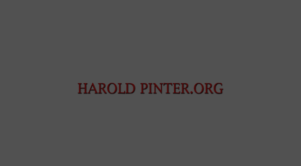 haroldpinter.org