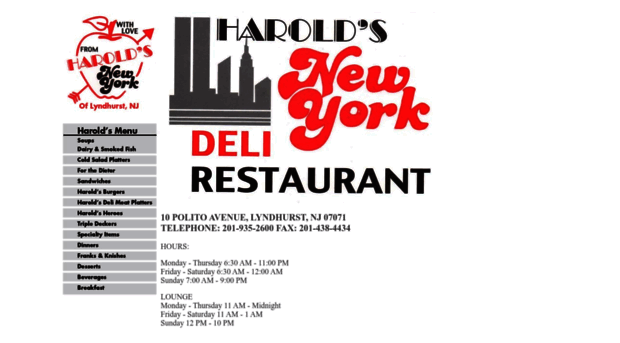 haroldsnydeli.com