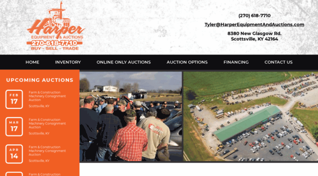 harperequipmentandauctions.com