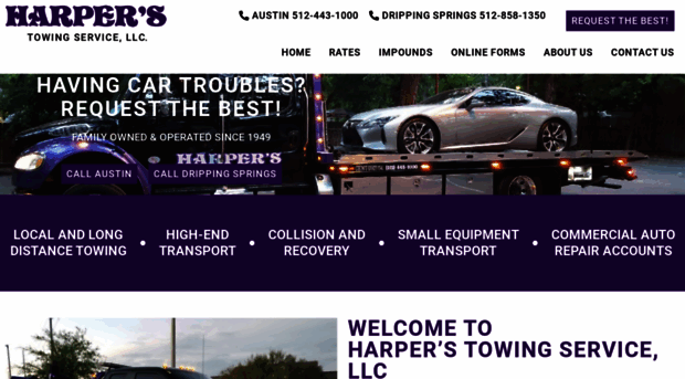 harpers-towing.com