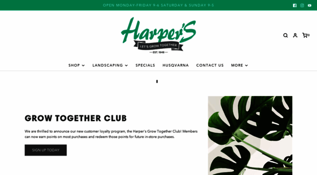 harpersgardencentre.com