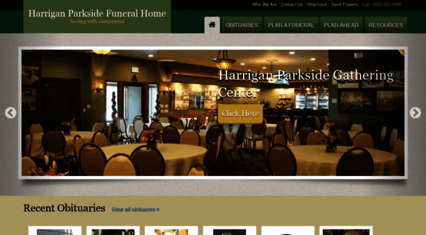 harriganparksidefuneralhome.com