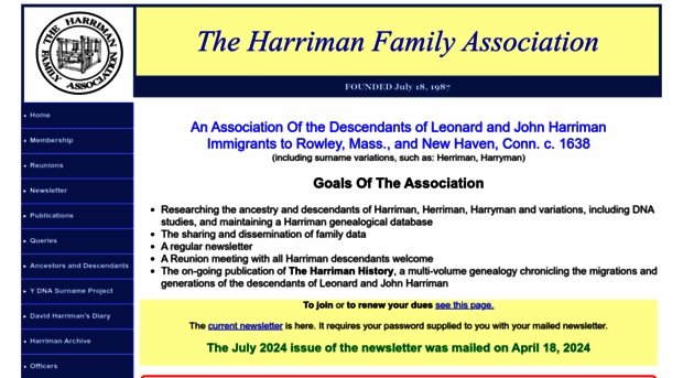 harriman-family.org