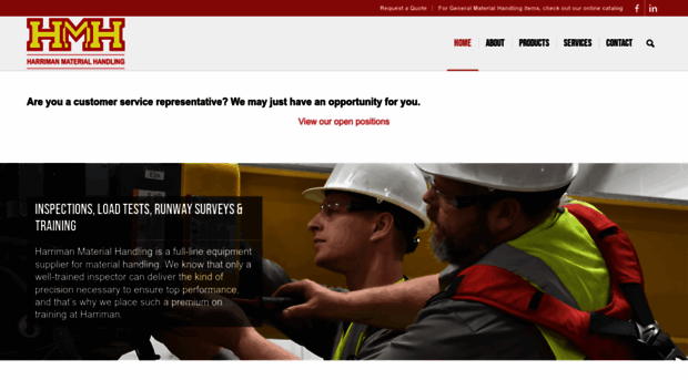 harrimanmaterialhandling.com