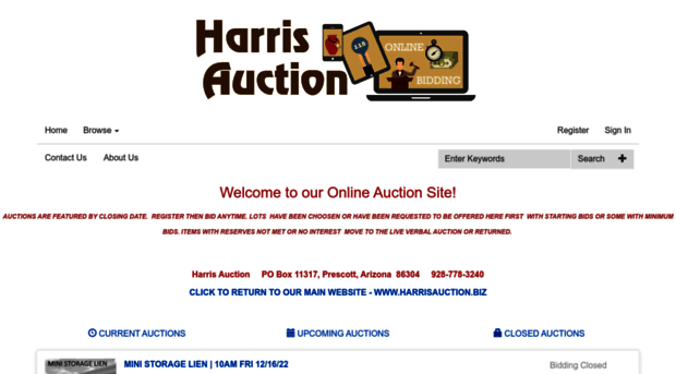 harrisauctiononline.com