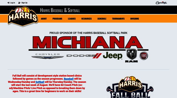 harrisbaseballsoftball.com