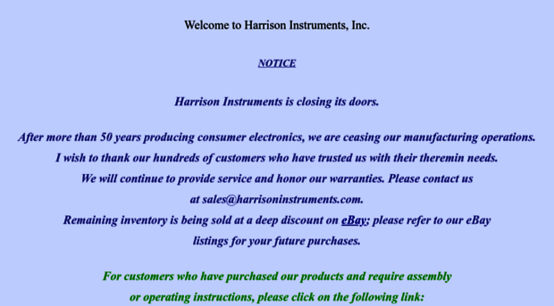 harrisoninstruments.com