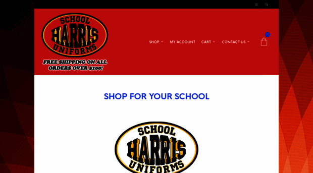 harrisschooluniforms.com