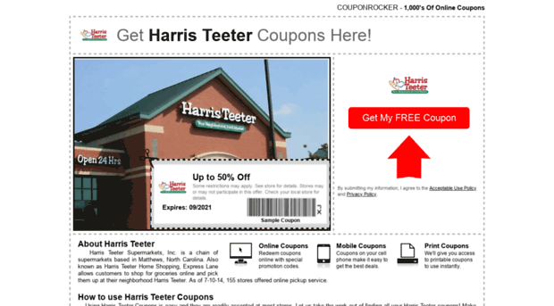 harristeeter.couponrocker.com