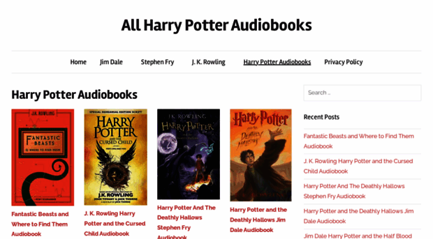 harryaudiobooks.net