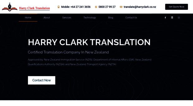 harryclarktranslation.co.nz